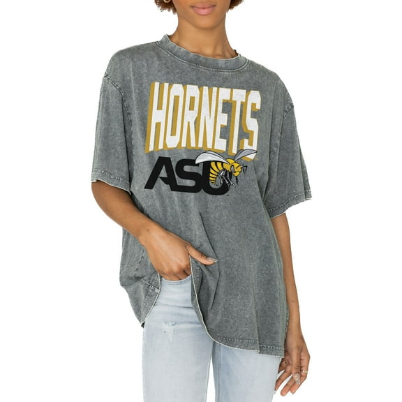 Women's Gameday Couture Gray Alabama State Hornets Solid Defense Oversized T-Shirt