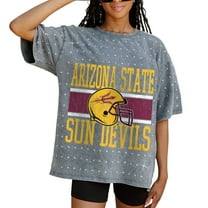 Women's Gameday Couture Gray Arizona State Sun Devils On the Ball Oversized T-Shirt
