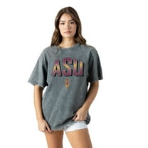 Women's Gameday Couture Gray Arizona State Sun Devils Snow Washed Relaxed Fit Classic T-Shirt