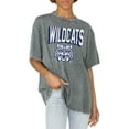 thumbnail image 1 of Women's Gameday Couture Gray Arizona Wildcats Solid Defense Oversized T-Shirt, 1 of 1