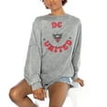 thumbnail image 1 of Women's Gameday Couture  Gray D.C. United Faded Design Pullover Sweatshirt, 1 of 1