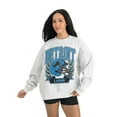 thumbnail image 1 of Women's Gameday Couture Gray Detroit Lions Heritage Premium Fleece Pullover Sweatshirt, 1 of 5