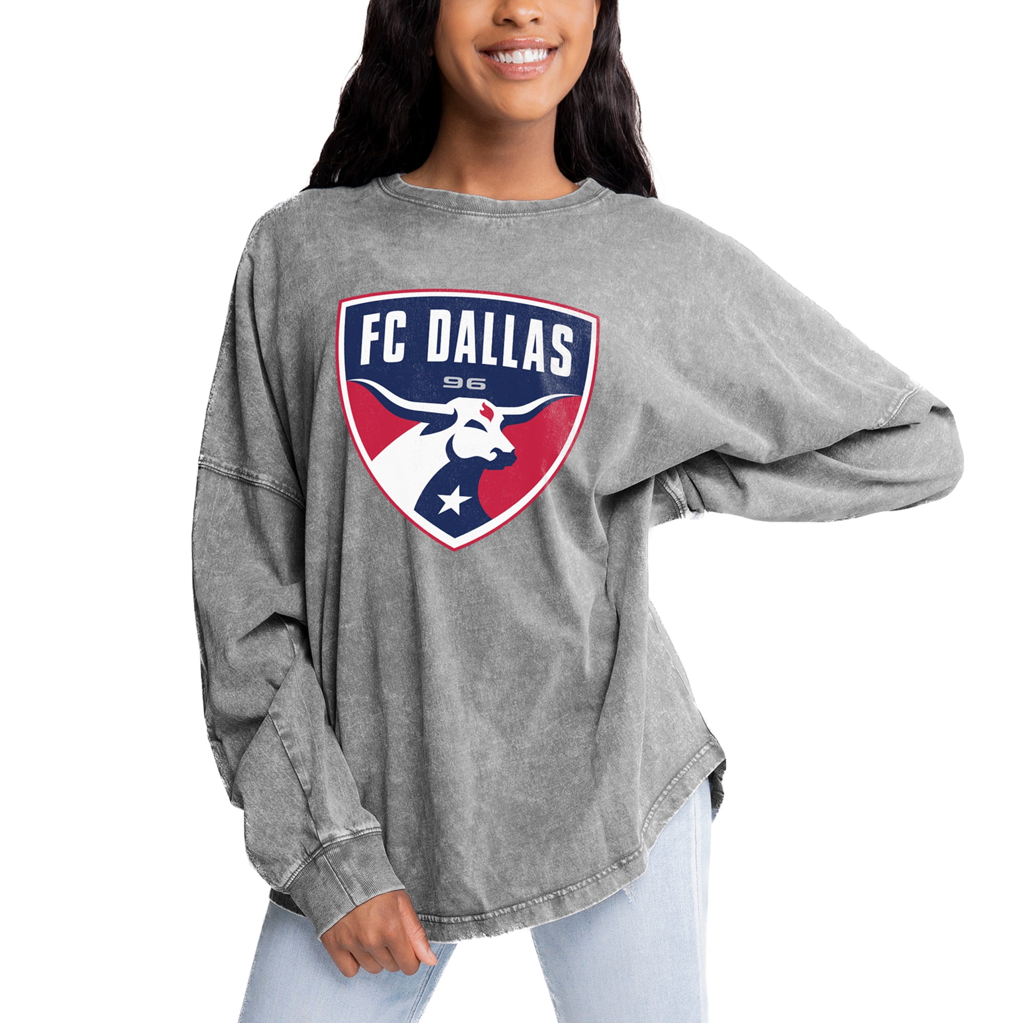 Women's Gameday Couture Gray Charlotte FC Faded Wash