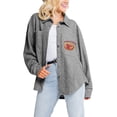 thumbnail image 1 of Women's Gameday Couture Gray Iowa State Cyclones Switch It Up Button-Up Shacket, 1 of 1