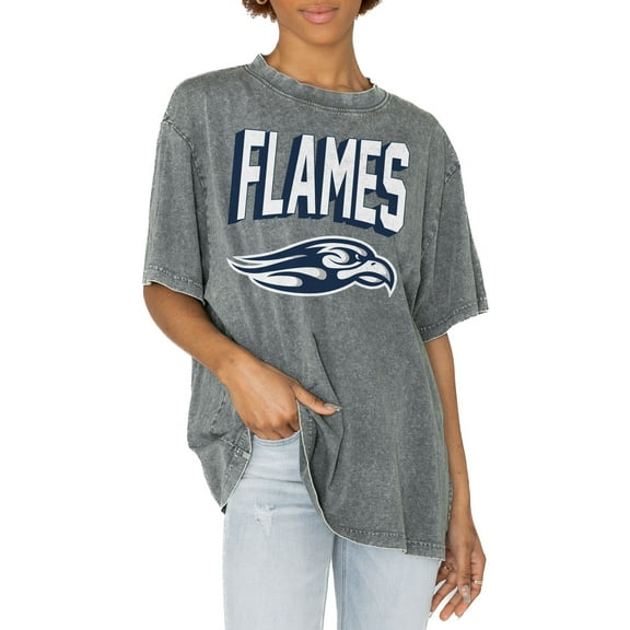 Women's Gameday Couture Gray Liberty Flames Solid Defense Oversized T-Shirt