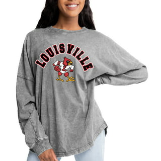 Louisville Cardinals Antigua Women's Action Pullover Hoodie - Oatmeal