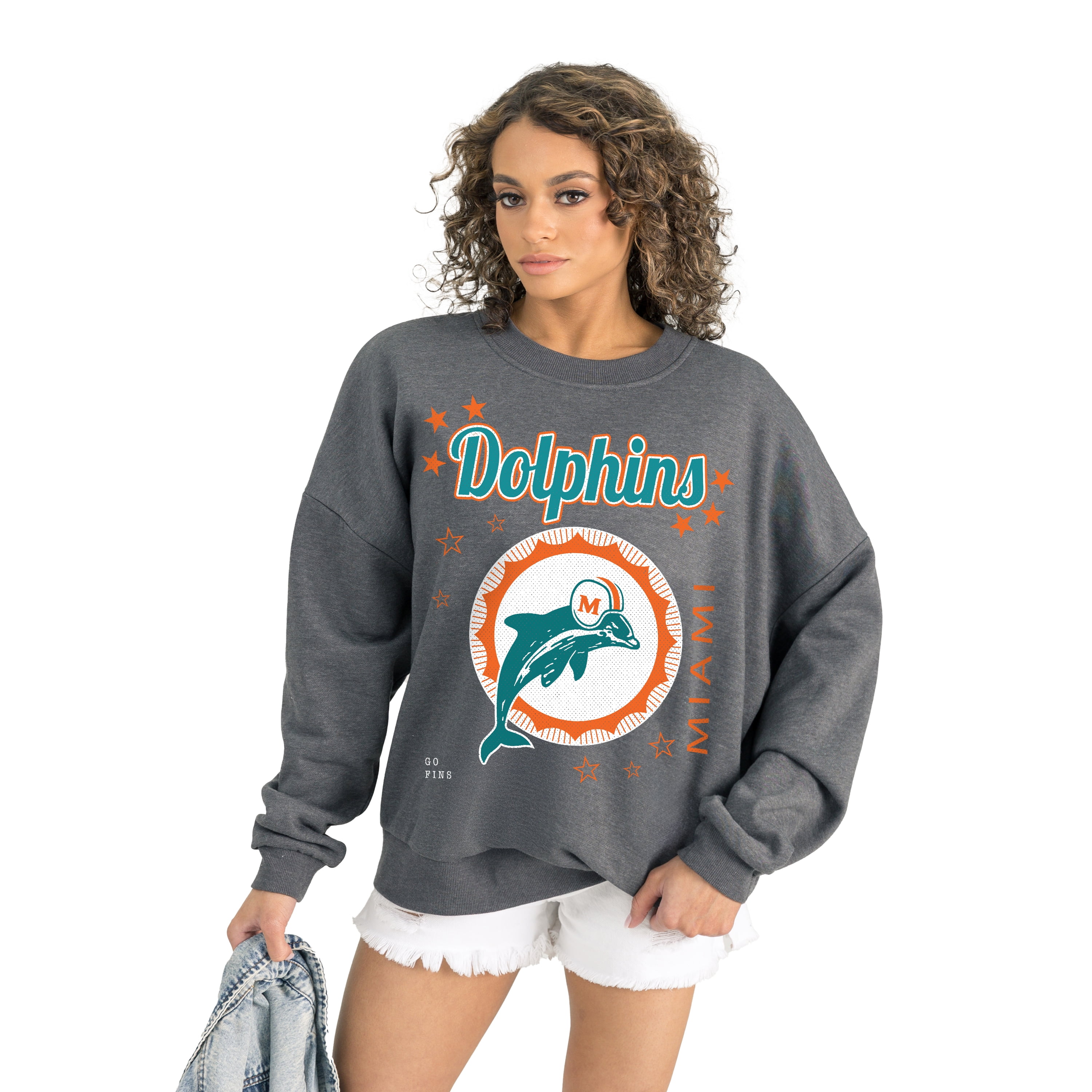 Women's Gameday Couture Gray Miami Dolphins Ready to Rumble