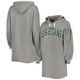thumbnail image 1 of Women's Gameday Couture Gray Michigan State Spartans Game Winner Vintage Wash Tri-Blend Dress, 1 of 3