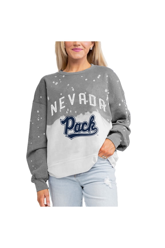 Women's Gameday Couture Gray Nevada Wolf Pack Twice As Nice Pullover Sweatshirt