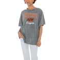 thumbnail image 1 of Women's Gameday Couture  Gray Oklahoma State Cowgirls Oversized T-Shirt, 1 of 4