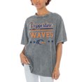 thumbnail image 1 of Women's Gameday Couture Gray Pepperdine Waves Here To Play Oversized T-Shirt, 1 of 1