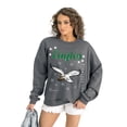thumbnail image 1 of Women's Gameday Couture Gray Philadelphia Eagles Ready to Rumble Premium Fleece Pullover Sweatshirt, 1 of 4