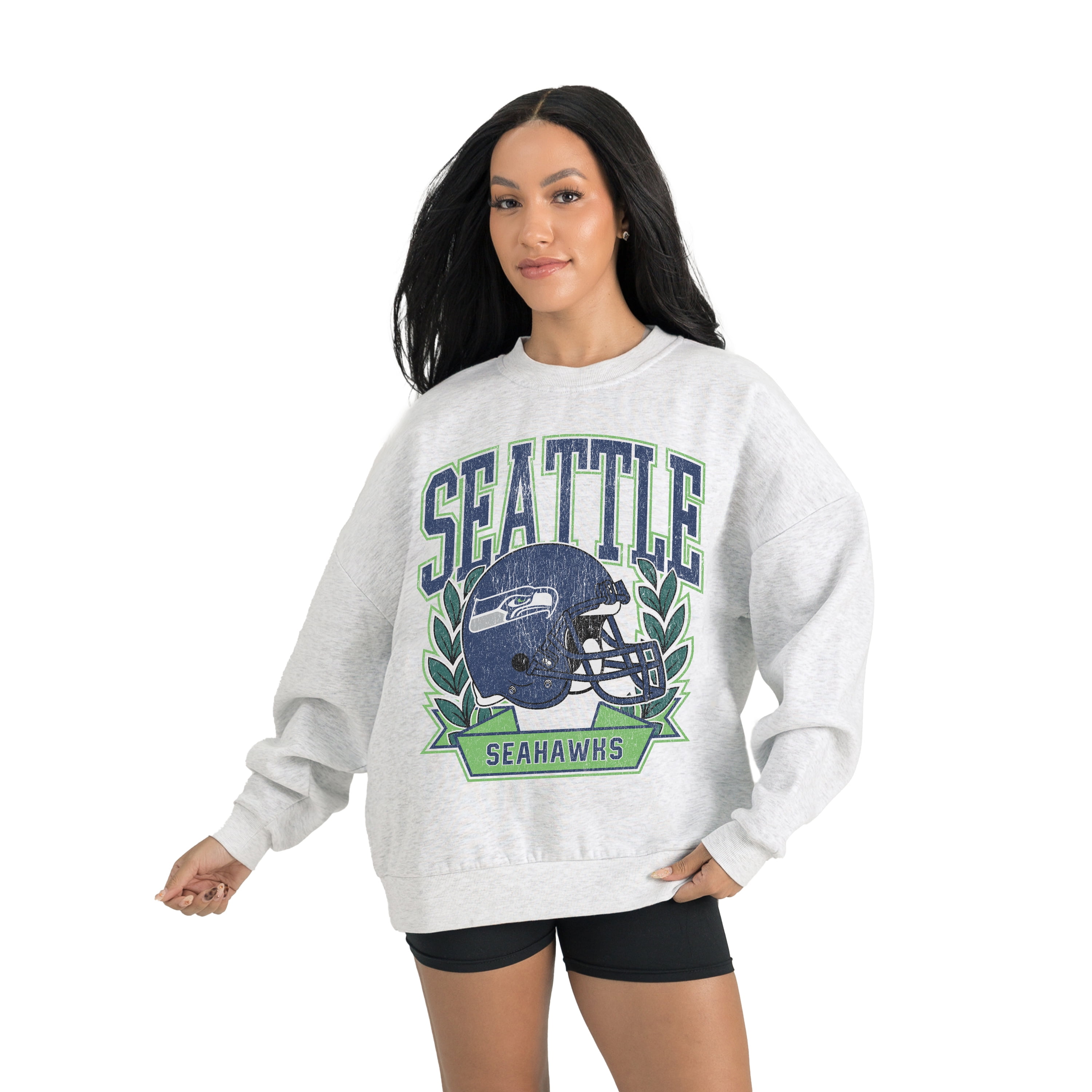Women's Gameday Couture Gray Seattle Seahawks Heritage Premium