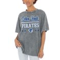 thumbnail image 1 of Women's Gameday Couture Gray Seton Hall Pirates Here To Play Oversized T-Shirt, 1 of 1