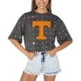 thumbnail image 1 of Women's Gameday Couture Gray Tennessee Volunteers Go Time Rhinestone Crop T-Shirt, 1 of 3