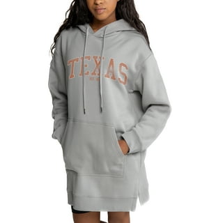 Women's Colosseum Texas Orange Texas Longhorns Arched Name Full-Zip Hoodie