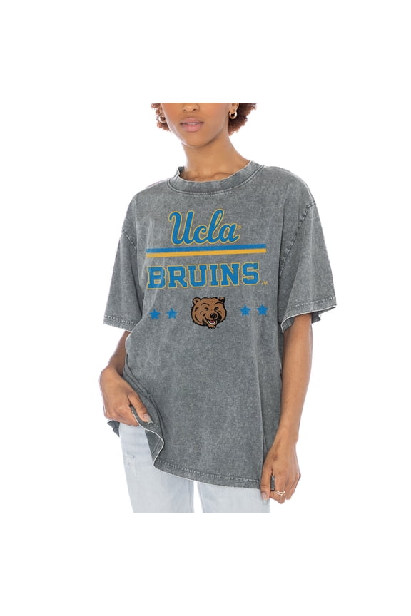Women's Gameday Couture Gray UCLA Bruins Here To Play Oversized T-Shirt