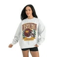 thumbnail image 1 of Women's Gameday Couture Gray Washington Commanders Heritage Premium Fleece Pullover Sweatshirt, 1 of 5