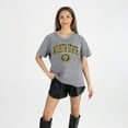 thumbnail image 1 of Women's Gameday Couture Gray Wichita State Shockers Iconic Edge Rhinestone V-Neck T-Shirt, 1 of 7