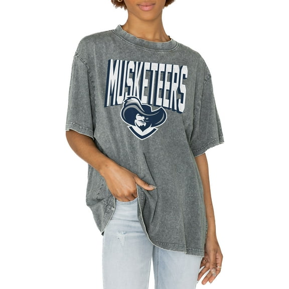 Women's Gameday Couture Gray Xavier Musketeers Solid Defense Oversized T-Shirt
