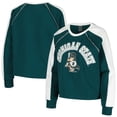 thumbnail image 1 of Women's Gameday Couture Green Michigan State Spartans Blindside Raglan-Cropped Pullover Sweatshirt, 1 of 3