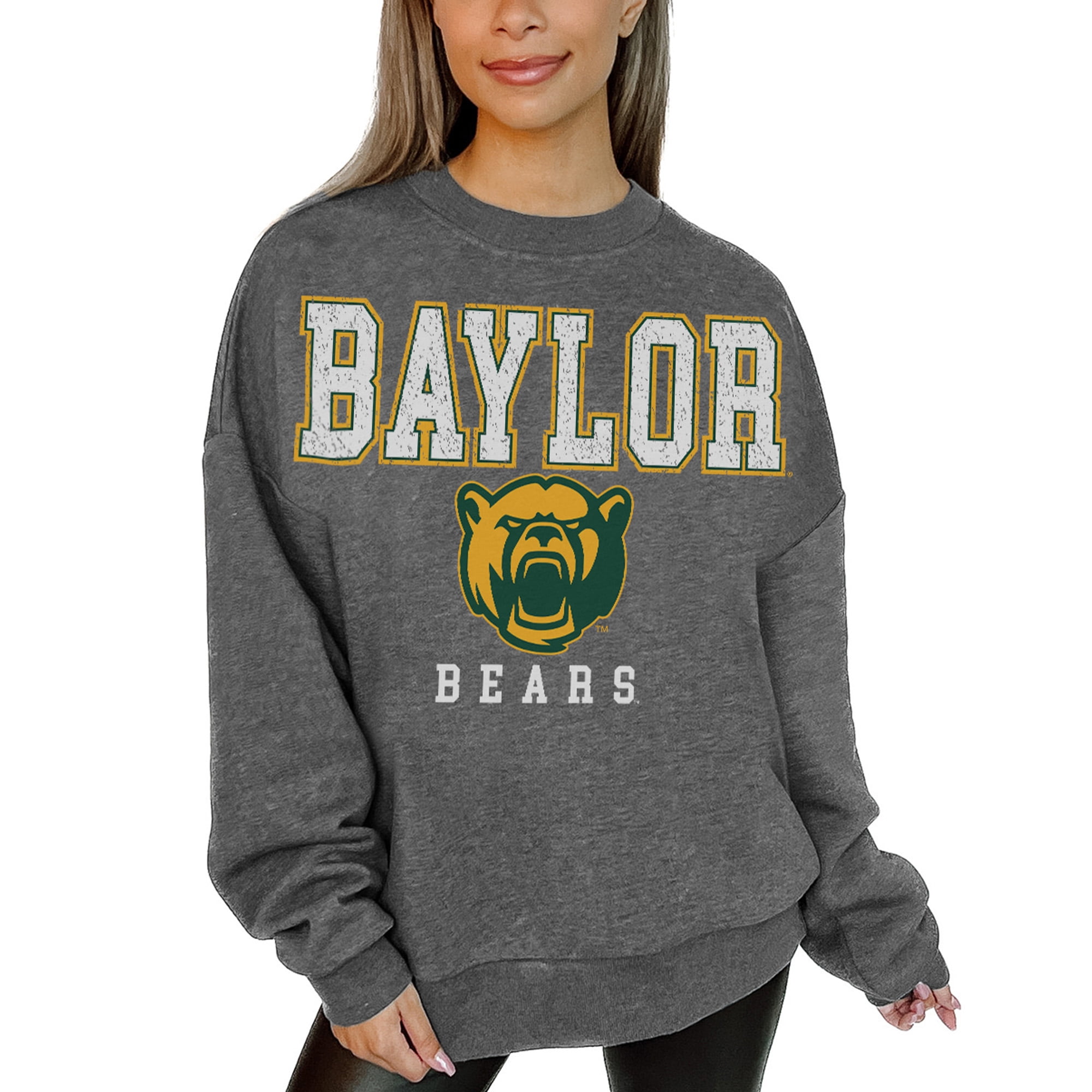 売れ筋商品|||ゲームデイ カットソー トップス レディース Women's Heather Charcoal Iowa Hawkeyes Distressed Fleece Pullover Sweatshirt Heather Charcoal Women's Gameday Couture Heather Charcoal Iowa Hawkeyes