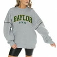 thumbnail image 1 of Women's Gameday Couture Heather Gray Baylor Bears Competitive Edge Oversized Fleece Pullover Sweatshirt, 1 of 3