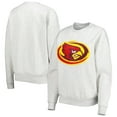 thumbnail image 1 of Women's Gameday Couture Heather Gray Iowa State Cyclones Chenille Patch Fleece Pullover Sweatshirt, 1 of 4