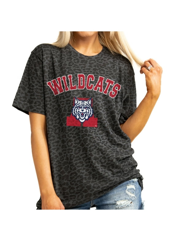 Women's Gameday Couture Leopard Arizona Wildcats All the Cheer Leopard T-Shirt