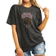 Women's Gameday Couture Leopard Montana Grizzlies All the Cheer Leopard T-Shirt