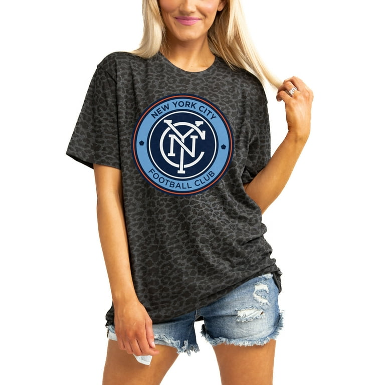 Women's Gameday Couture Leopard New York City FC T-Shirt 