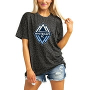 Women's Gameday Couture Leopard Vancouver Whitecaps FC T-Shirt