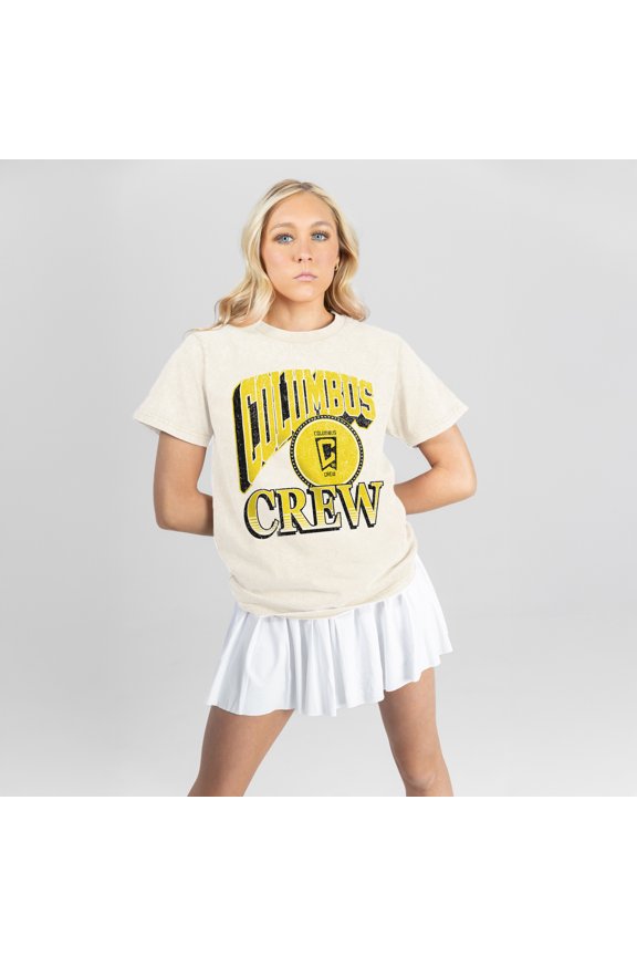 Women's Gameday Couture Natural Columbus Crew Victory Prime T-Shirt