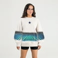 thumbnail image 1 of Women's Gameday Couture Natural Dallas Cowboys Power Move Stadium Premium Drop Shoulder Sweatshirt, 1 of 4