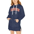 thumbnail image 1 of Women's Gameday Couture Navy Auburn Tigers Take a Knee Raglan Hooded Sweatshirt Dress, 1 of 2