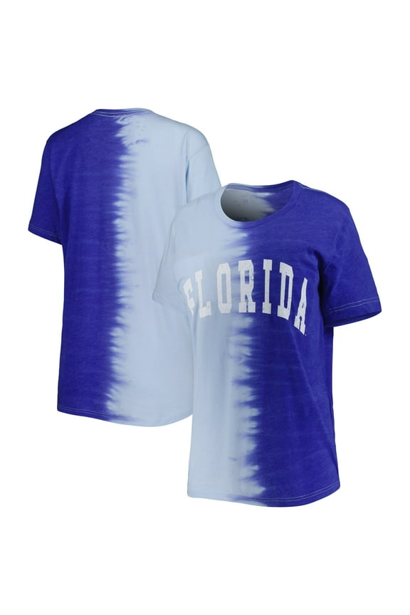 Women's Gameday Couture Royal Florida Gators Find Your Groove Split-Dye T-Shirt