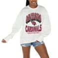 thumbnail image 1 of Women's Gameday Couture  White Arizona Cardinals Time Out Oversized Long Sleeve T-Shirt, 1 of 3