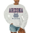 thumbnail image 1 of Women's Gameday Couture  White Arizona Wildcats Freestyle Fleece Pullover Sweatshirt, 1 of 2