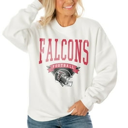 Women s Gameday Couture White Carolina Panthers Oversized Line Pullover Sweatshirt Walmart