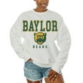 thumbnail image 1 of Women's Gameday Couture  White Baylor Bears Freestyle Fleece Pullover Sweatshirt, 1 of 2