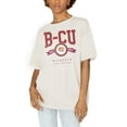 thumbnail image 1 of Women's Gameday Couture White Bethune-Cookman Wildcats Get Goin' Oversized T-Shirt, 1 of 1