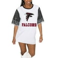 thumbnail image 1 of Women's Gameday Couture White/Black Atlanta Falcons Bling It Full Sequin Jersey Dress, 1 of 3