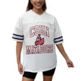 thumbnail image 1 of Women's Gameday Couture White Cal State Northridge Matadors Iconic Oversized Fashion Jersey, 1 of 5