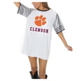 thumbnail image 1 of Women's Gameday Couture  White Clemson Tigers Full Sequin Jersey Dress, 1 of 4