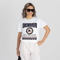 thumbnail image 1 of Women's Gameday Couture White Denver Broncos Oversized All-Time Classic Flowy T-Shirt, 1 of 6