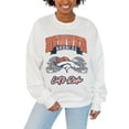 thumbnail image 1 of Women's Gameday Couture White Denver Broncos Passing Time Pullover Sweatshirt, 1 of 2