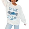 thumbnail image 1 of Women's Gameday Couture White Detroit Lions Oversized Take A Holiday Pullover Sweatshirt, 1 of 2