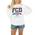 thumbnail image 1 of Women's Gameday Couture  White FC Dallas Crewneck Drop Shoulder Sweatshirt, 1 of 2