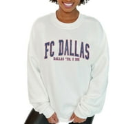 Women's Gameday Couture White FC Dallas Fleece Pullover Sweatshirt