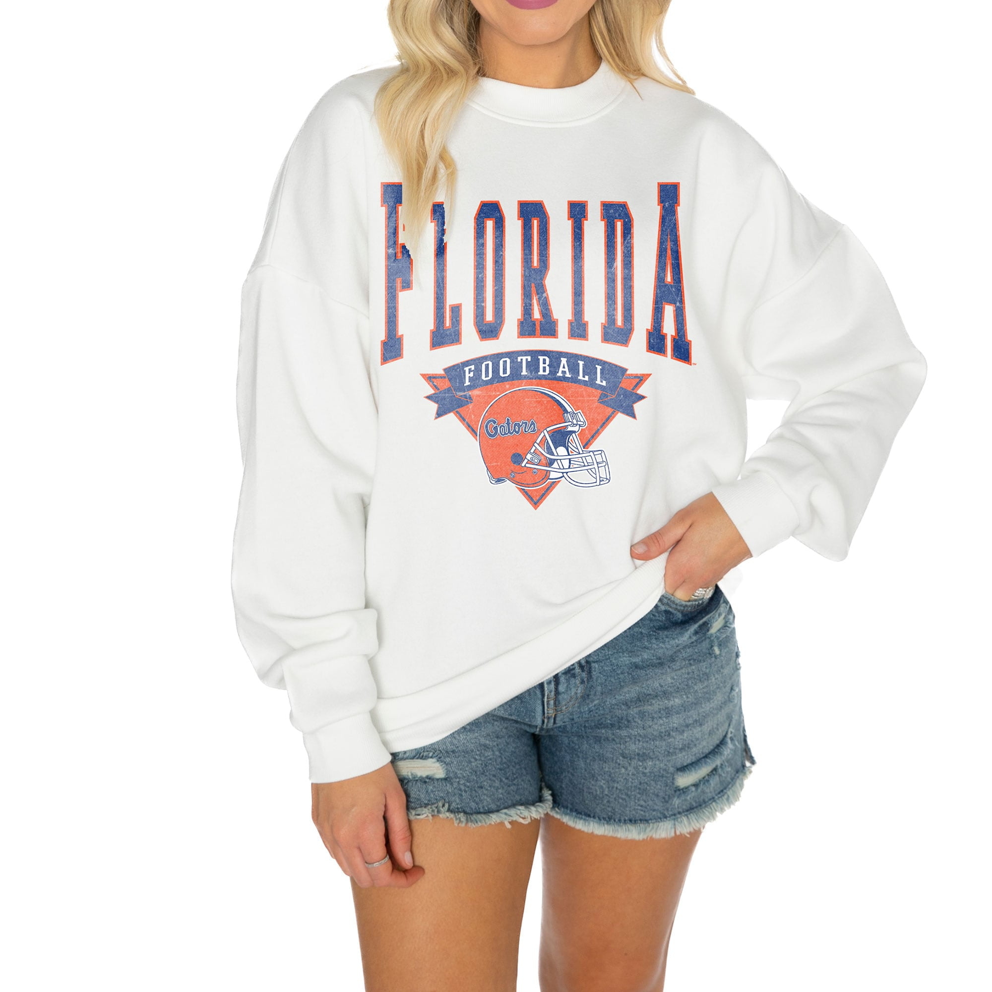 売れ筋商品|||ゲームデイ カットソー トップス レディース Women's Steel ia Tech Yellow Jackets Good Vibes Premium Fleece Drop Shoulder Pullover Sweatshirt Steel Women's Gameday Couture Steel Georgia Tech Yellow Jackets